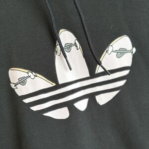 Adidas Pink Skateboard Graphic Henry Jones Deckfoil Skateboarding Hoodie  XL